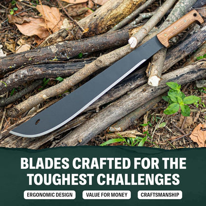 Condor Tool & Knife Outdoor Machete with Walnut Handle
