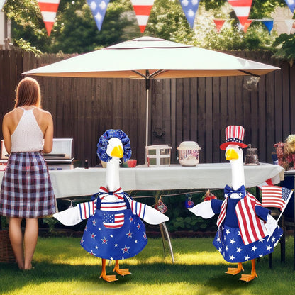 Abbylike Porch Goose Outfits Porch Yard Goose Outfits Clothes Costume Fits Large 23'' Cement for