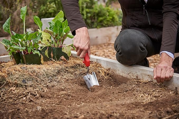 Corona CT 3314 Premium Stainless Steel ComfortGEL Garden Trowel, 13.5" Overall Length, Handle