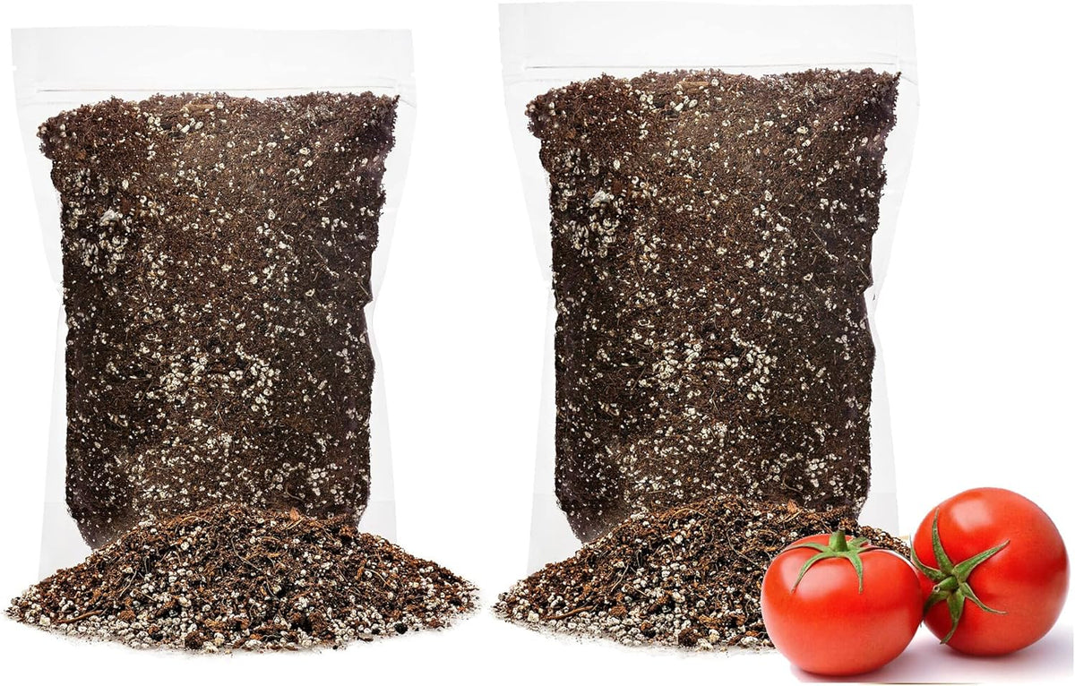 GARDENERA Organic Potting Soil for Tomato Plants - 10 Quart - Hand-Mixed with Natural Ingredients