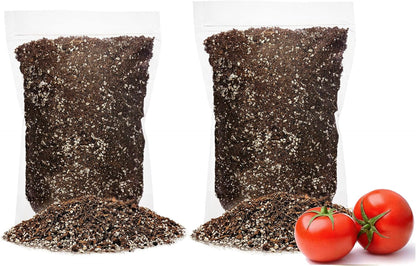 GARDENERA Organic Potting Soil for Tomato Plants - 10 Quart - Hand-Mixed with Natural Ingredients