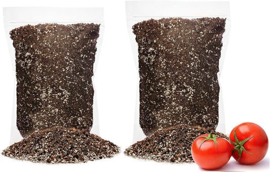 GARDENERA Organic Potting Soil for Tomato Plants - 10 Quart - Hand-Mixed with Natural Ingredients