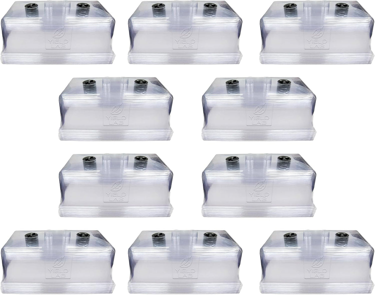 7 Inch Propagation Dome - 100 Pack Humidity Vented Domes – Plant Growing Dome for Seedling