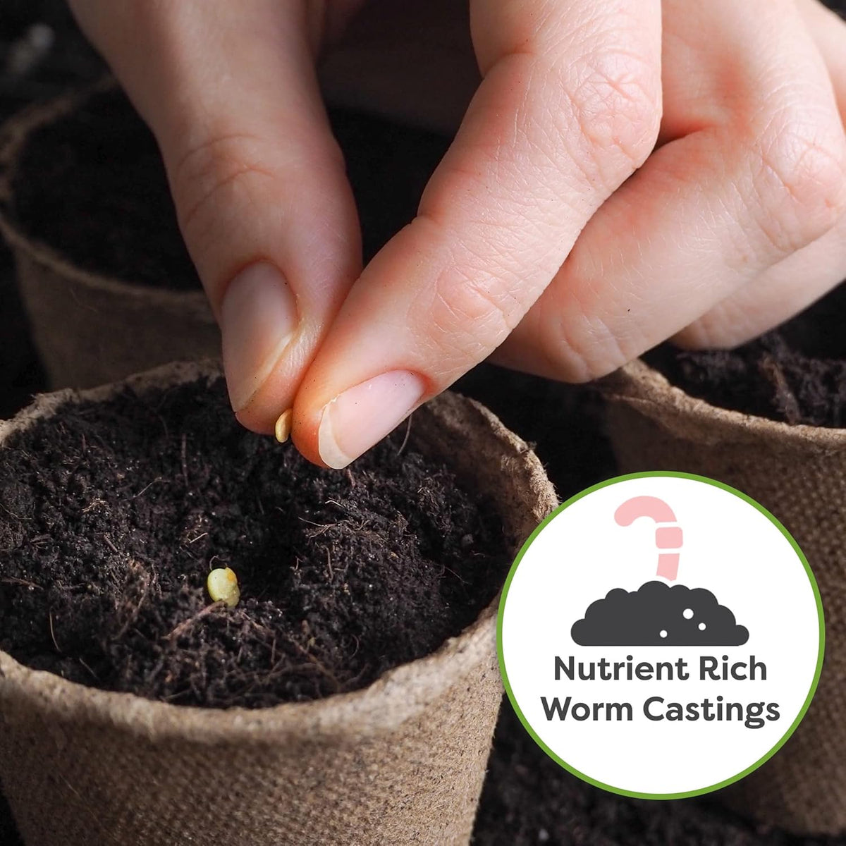 Perfect Plants Organic Seed Starter Soil Mix 4qt. | Contains Worm Castings and Mycorrhizae |