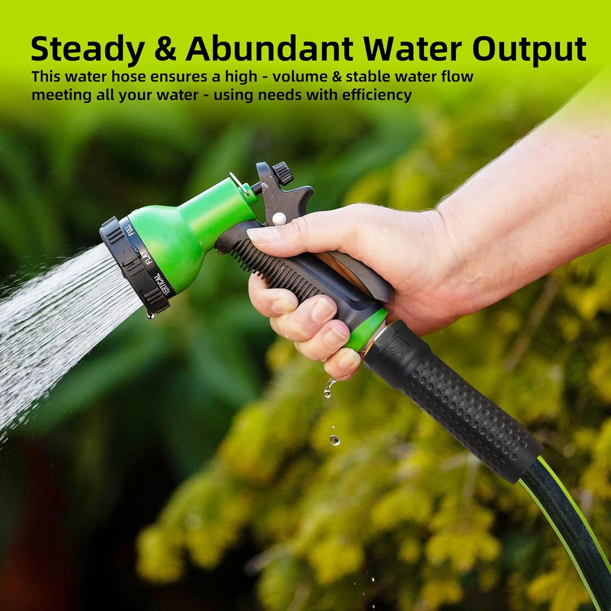 Worth Leader Short Garden Hose 5/8 in. x 4 ft. -No Kink, Flexible, Leakproof, Both Female Fittings