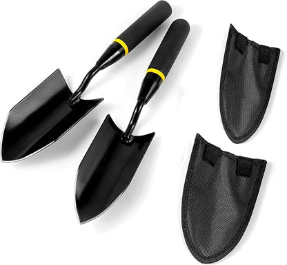 2-in-1 Trowel and Transplanter Gardening Tool Set, Outdoor Hand Tools, with Non-Slip Handle and