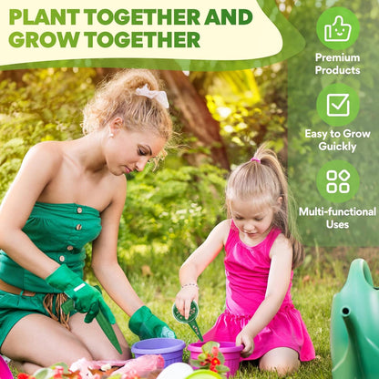 Seed Planter Tool, 6.9" Dibber Garden Tool, Plastic Dibbler Tools for Planting, Seed Dispenser