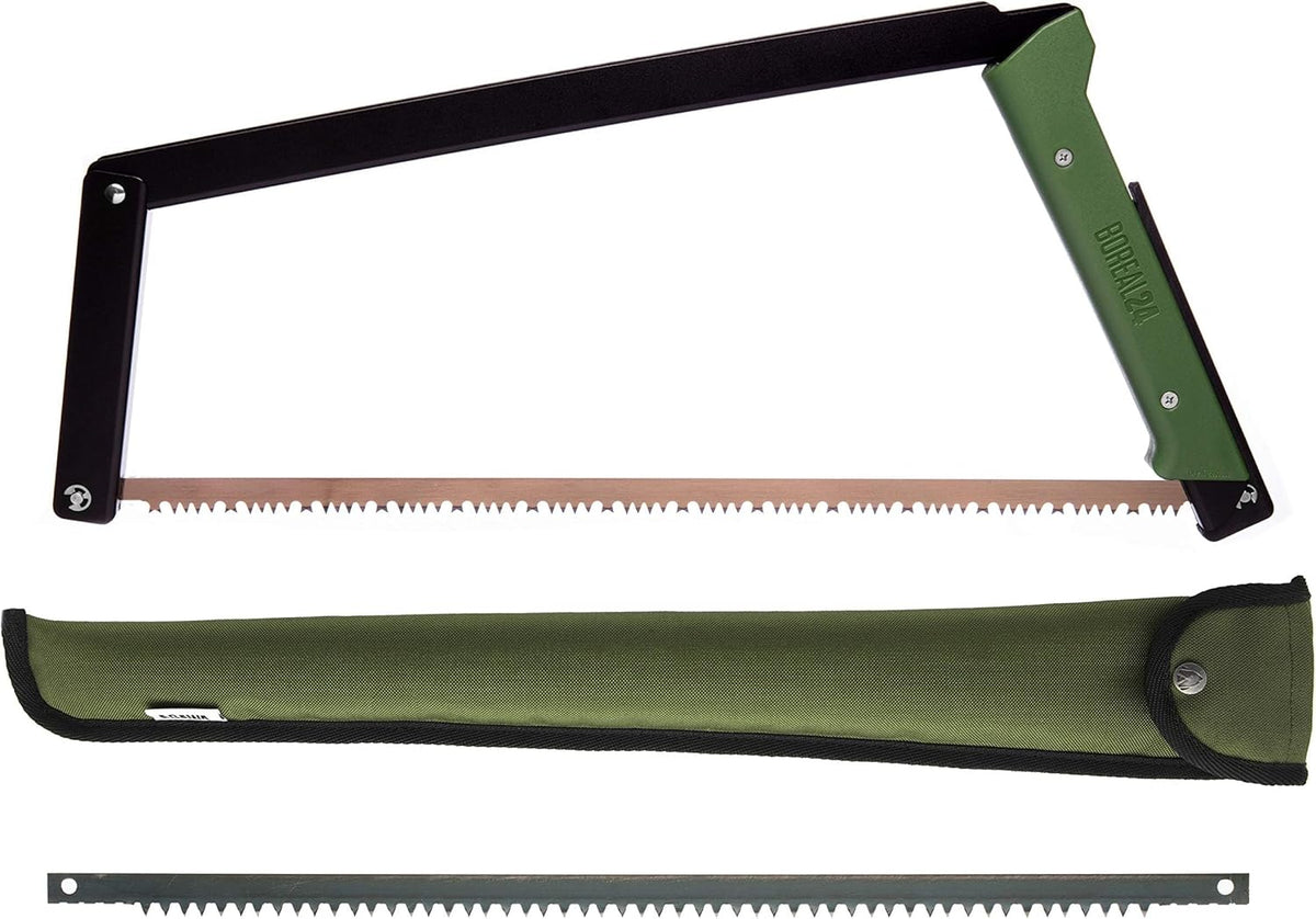 AGAWA - BOREAL24 Tripper Kit - Includes 24" Folding Saw, Nylon Carrying Case, 24" All-Purpose & 24"