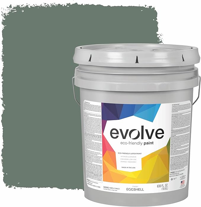EVOLVE Paint & Primer: Environment-friendly, Eggshell with One-coat Coverage for Interior &