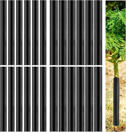 24 Pcs Tree Trunk Protector Guard, 2 Size Sapling Tree Protector from Deer, Tree Bark Protectors