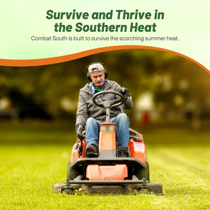 Outsidepride Combat Extreme Southern Zone Grass Seeds for Lawn - 5 lbs. SPF 30 Heat & Drought