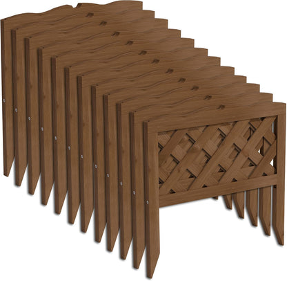 Greenes Fence Lattice Picket Border Fence 19.5 in. L x 19 in. H (12-Pack)