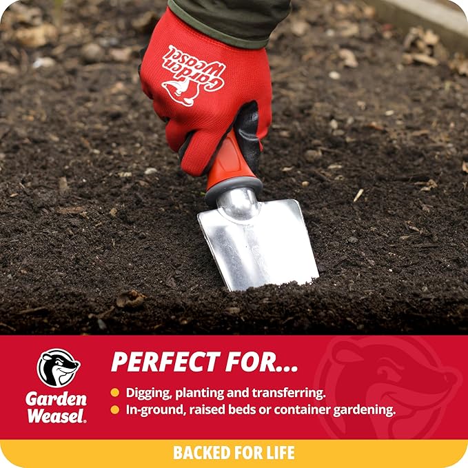 Garden Weasel Garden Trowel | Plant, Dig and Cultivate | Planting and Gardening Hand Digging Tool