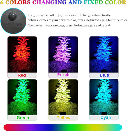 Halloween Solar Spot Lights Outdoor, Solar Color Changing RGB Landscape Lighting Waterproof Auto