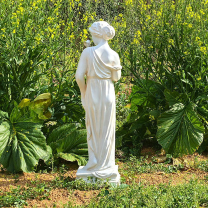 Outdoor Statue, Nymph Sculpture Goddess of Greek Mythology Roman Style for Garden Patio Yard Lawn