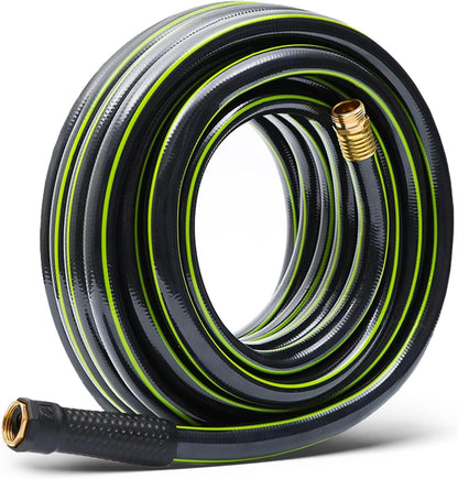 Worth Leader Garden Hose 3/4 in. x 25 ft. -No Kink, Flexible, Leakproof, Male/Female -Heavy Duty