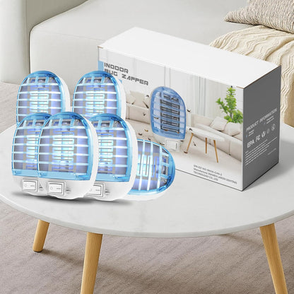 6 Pack Bug Zapper Indoor, Electronic Mosquitoes Killer Zapper with Blue Lights for Living Room