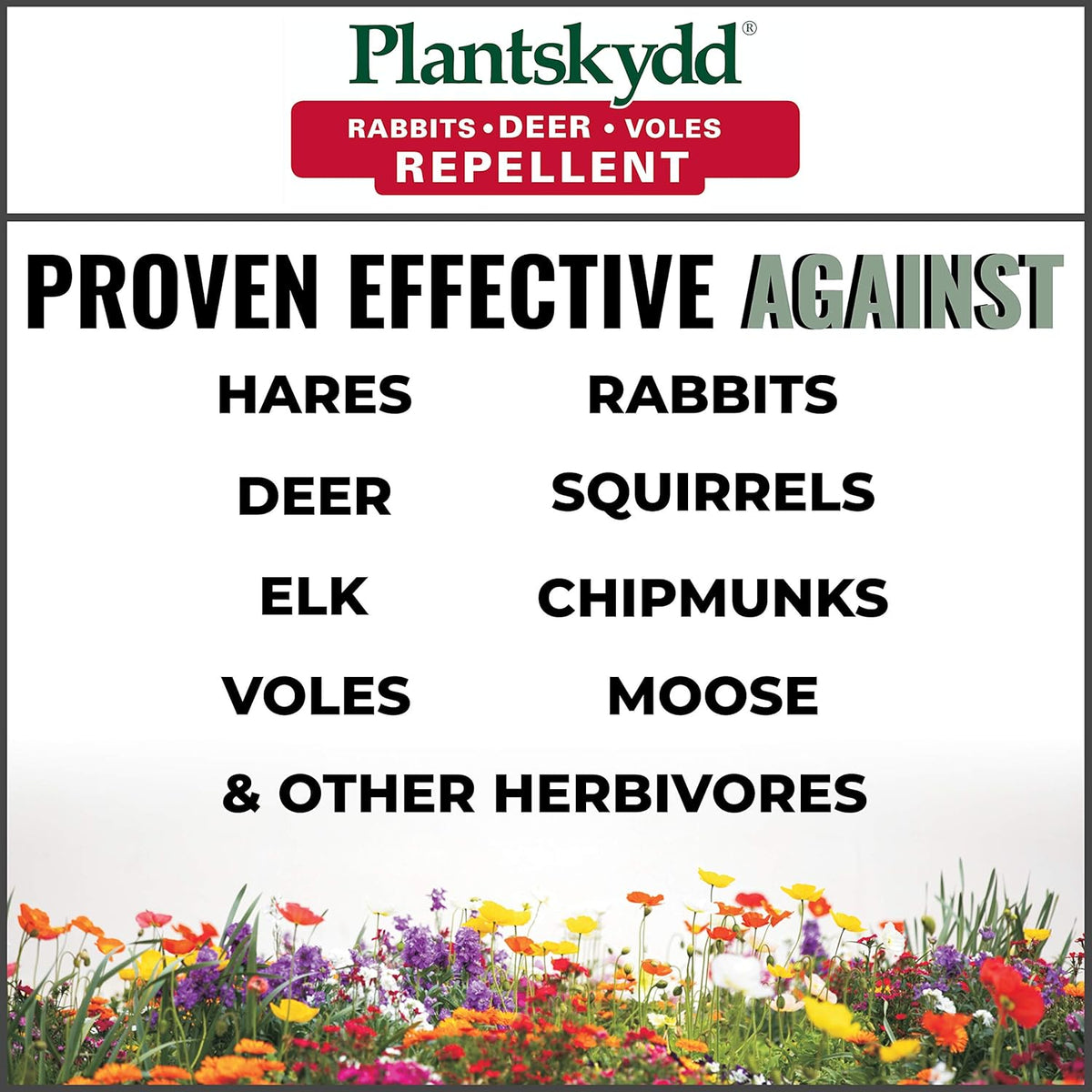 Plantskydd Animal Repellent - Repels Deer, Rabbits, Elk, Moose, Hares, Voles, Squirrels, Chipmunks