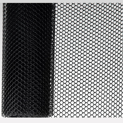 XIFENG Plastic Chicken Wire Mesh Fence Roll, Plastic Fencing Poultry Fencing Netting for Garden