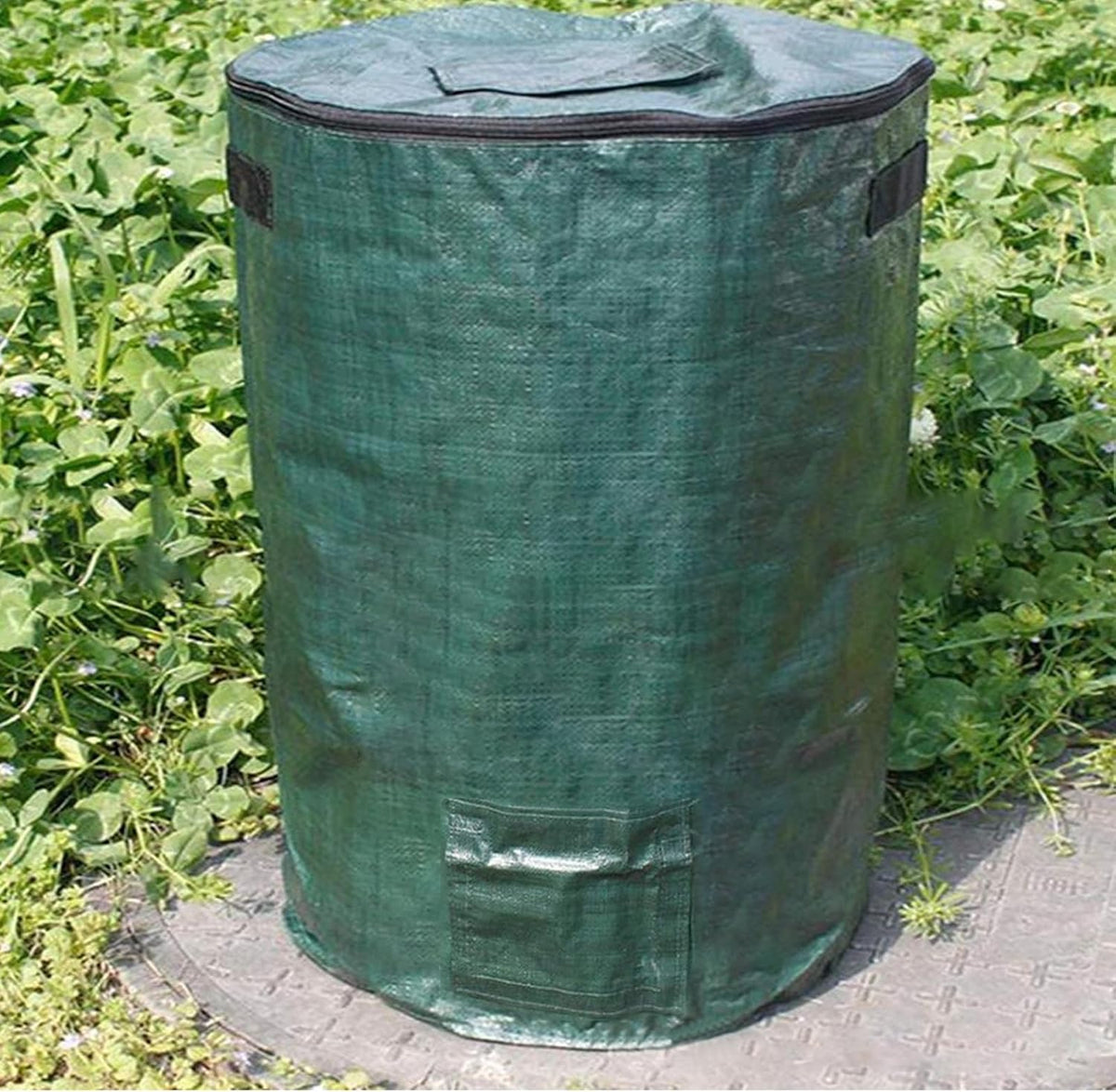 Large Compost Bin Bags,Garden Compost Bin Bags 80 Gallon(300L) Outdoor Collapsible Garden Yard
