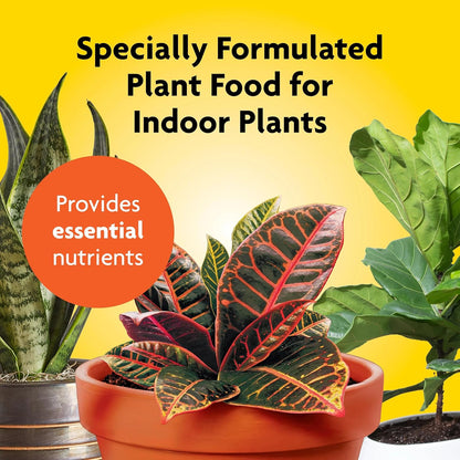 Miracle-Gro Indoor Potting Mix (6 qt.) and Indoor Plant Food (8 oz.) - Bundle for Growing and