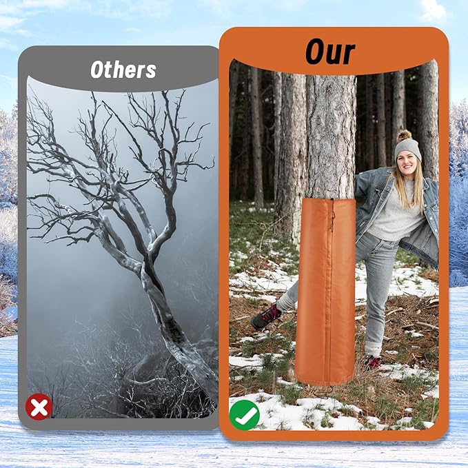 2Pack Palm Tree Root Protectors Winter Protection for Trees Root Self Adhesive Plant Trunk