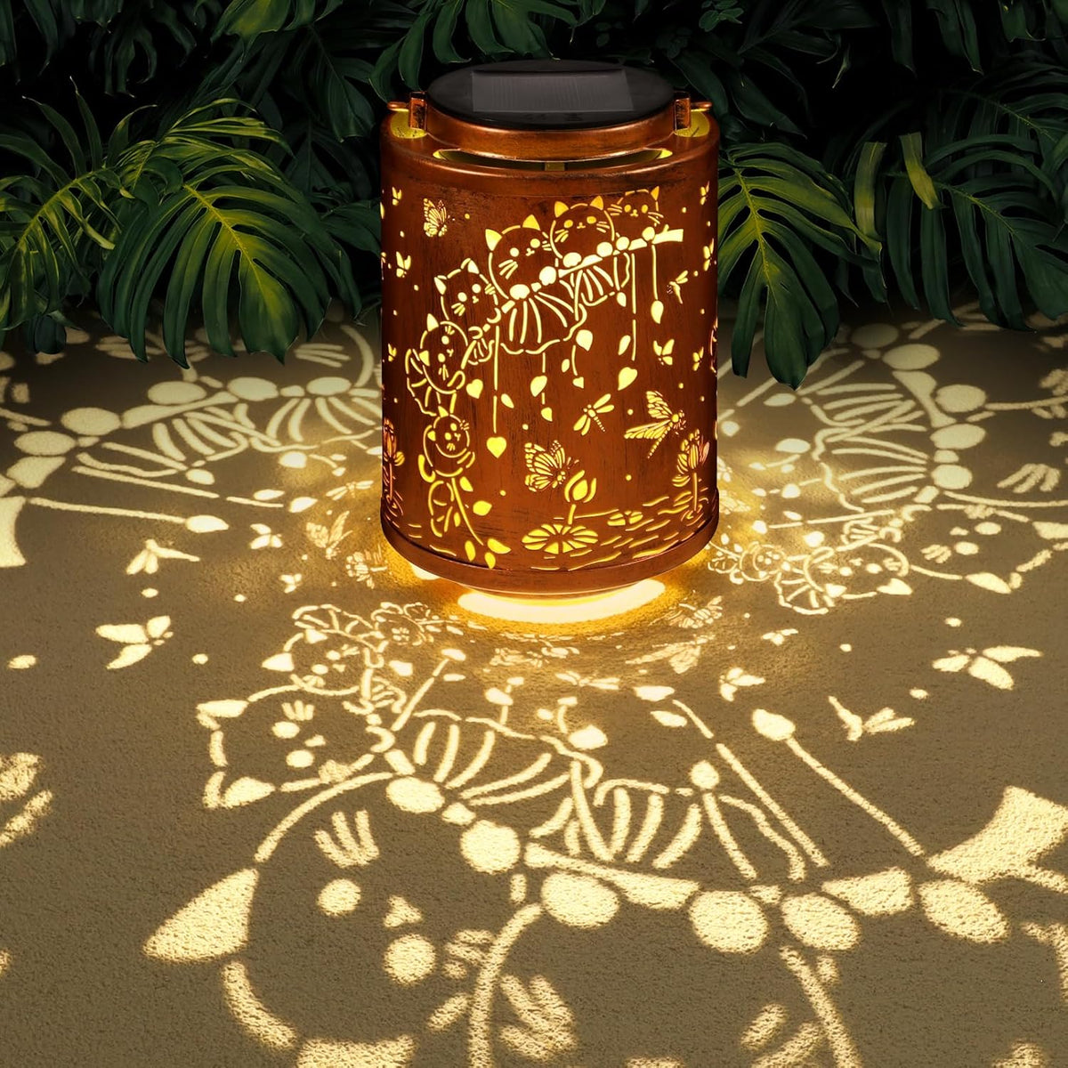 Solar Lanterns Garden Decor Birthday Gifts for Women Mon Grandma Metal Hanging Solar Lights