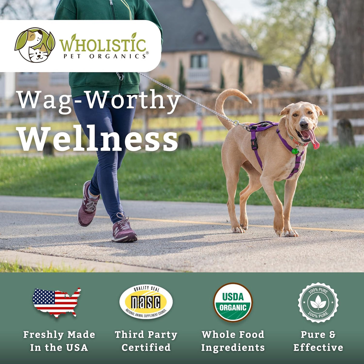 Wholistic Pet Organics Canine Complete - Dog Multivitamin Powder - 4 Lb - Daily Dog Vitamins and