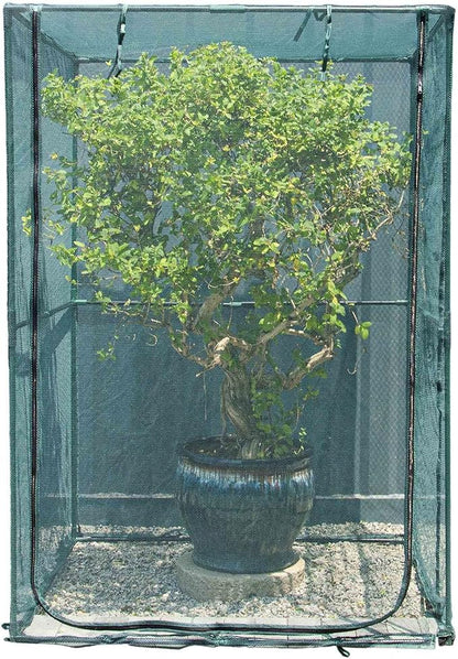 Portable 4'x4' Large 6FT Tall Plant Netting Cover Crop Cages Pest Guard Cover for Vegetables and