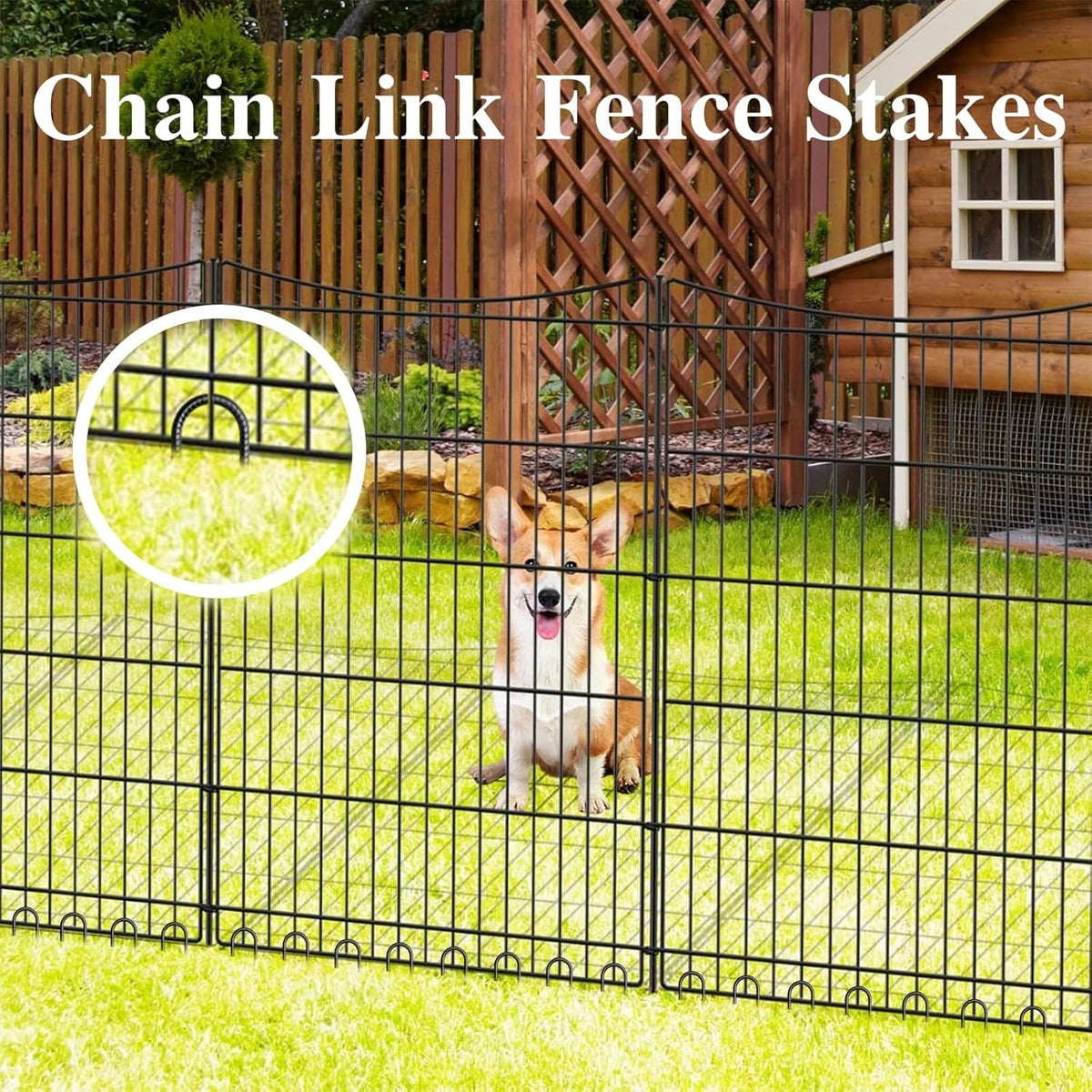 Rebar Stakes 12 Inch 20 Pack J Hook Ground Stakes Heavy Duty Chain Link Fence Stakes Galvanized