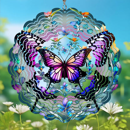 Butterfly Wind Spinner Outdoor - Birthday Gifts for Women, Men, Mom, Father, Garden Decor Gifts