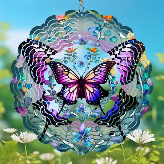Butterfly Wind Spinner Outdoor - Birthday Gifts for Women, Men, Mom, Father, Garden Decor Gifts