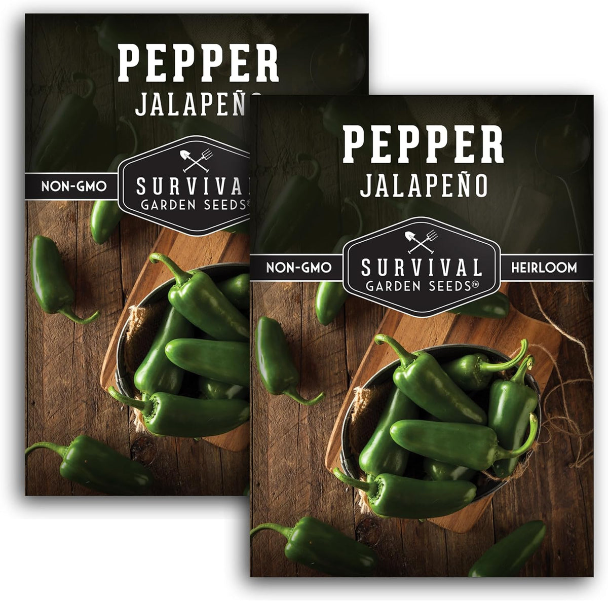 Jalapeño Pepper Seeds for Planting | Hot Heirloom Non-GMO Peppers for Pickling & Salsas – Survival