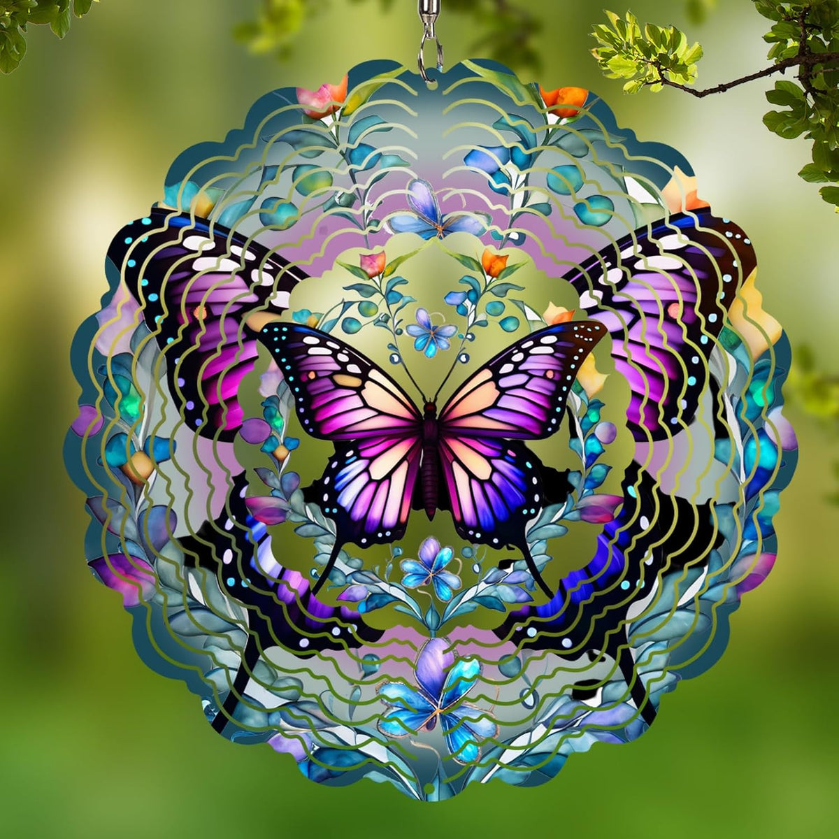 Wind Spinners Outdoor Butterfly - Birthday Gifts for Women Mom Wife Grandma, Hanging Wind