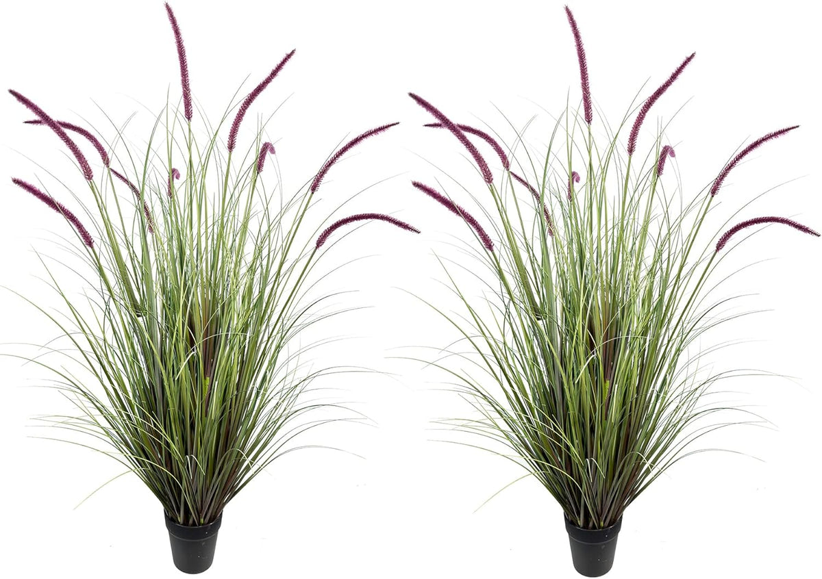Artificial Plant 47in(2pack) Tall Artificial Grass Plant,Faux Plants Indoor Home Decorative