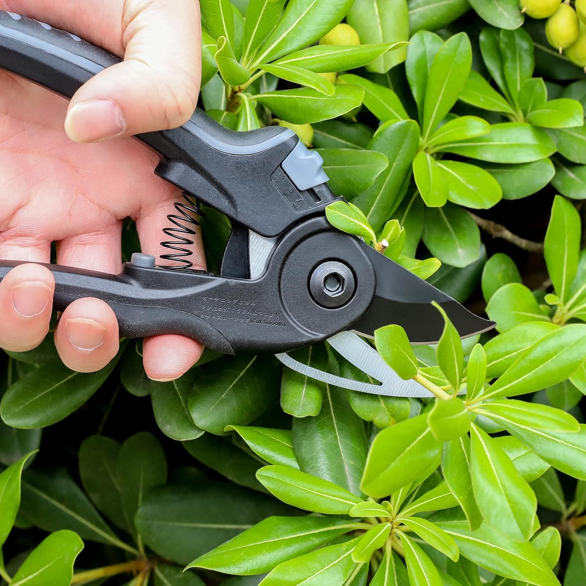 Bypass Secateurs Hand Gardening Pruners Lightweight Garden Pruning Scissors with SK-5 High Carbon
