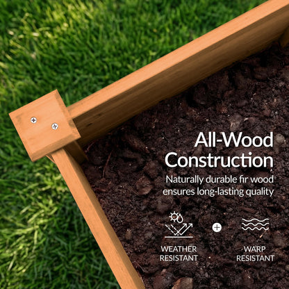 Best Choice Products 48" x 24" x 30" Raised Garden Bed with Extra Deep 16" Depth, Elevated Wood
