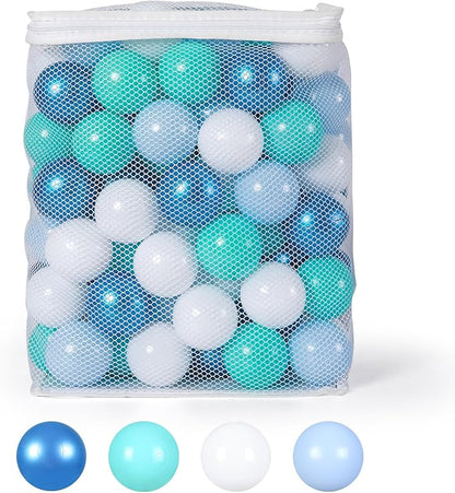 TRENDPLAY Plastic Balls for Ball Pits 2.2 Inch, Pack of 50 100 200 500 Hollow Balls, Perfect for