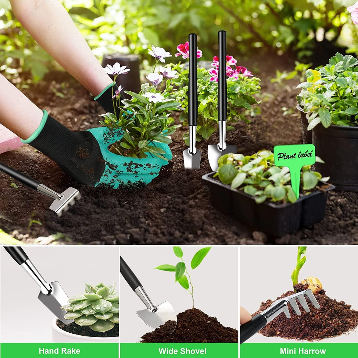 Bonsai Tools Kit- 24 PCS Bonsai Tree Kit Tools for Beginners, Bonsai Tool Set Bonsai Starter