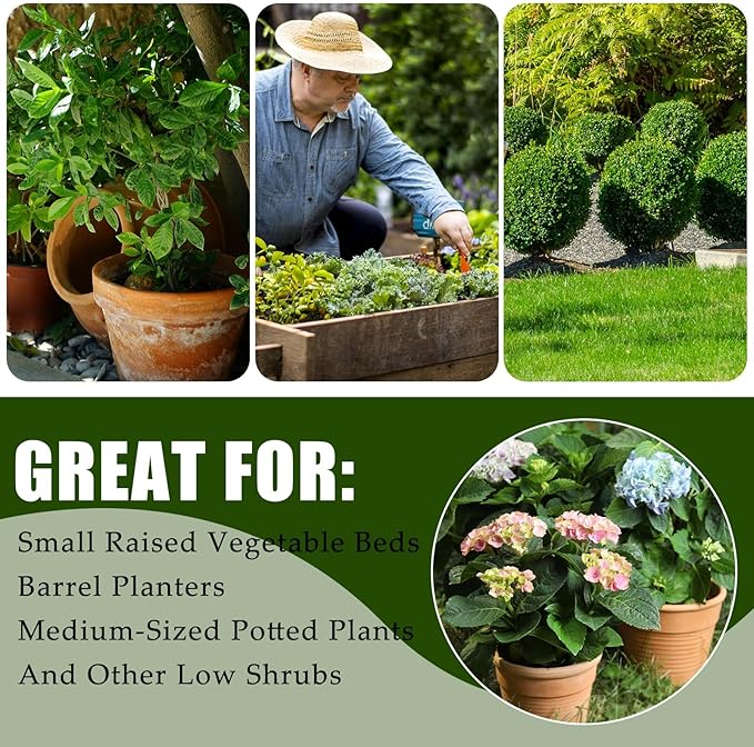 8 Pcs Plant Covers Frost Protection Bag 39.3" x 19.6" Winter Reusable Plants Jacket with Drawstring