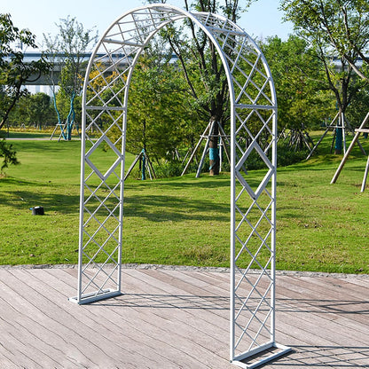 Heavy Duty Garden Arch Trellis, Wide Outdoor Metal Arbor Trellis Arch for Climbing Plants, Sturdy