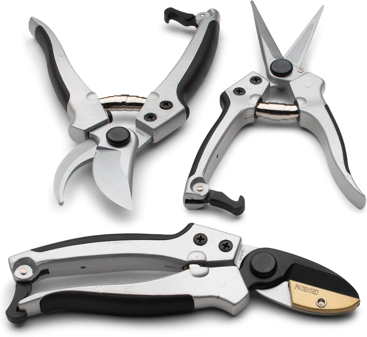 Kings County Tools Hand Gardening and Landscaping Pruner Tool Set | Wet Wood Bypass | Dry Wood