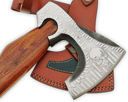 Carbon Steel Blade Viking Axe Hatchet Tomahawk Hunting Knife Camping Outdoor. SM144