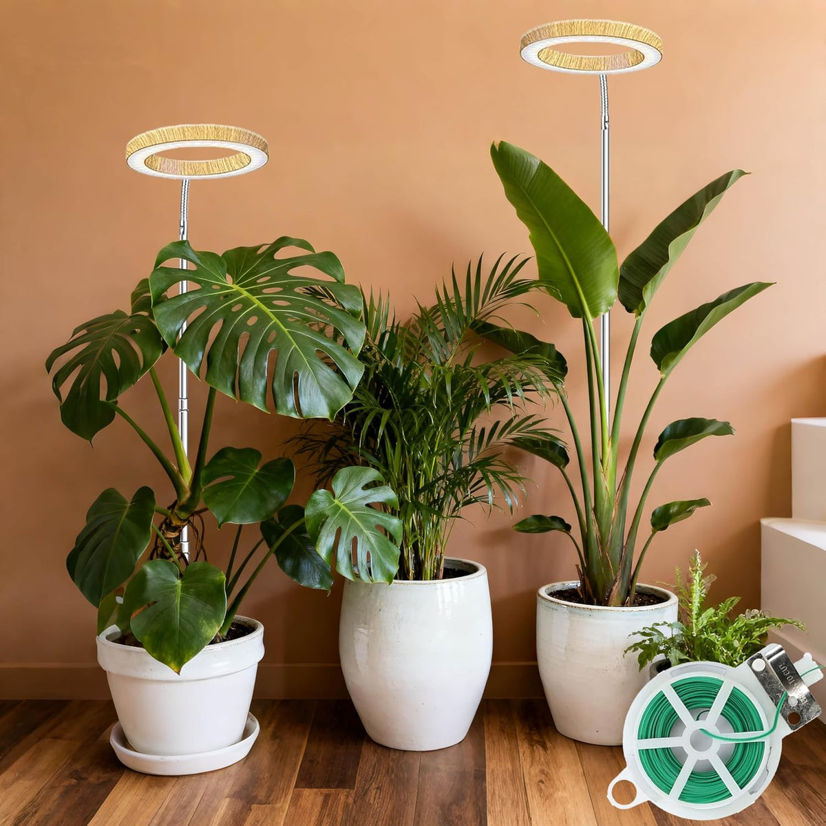 Grow Light for Indoor Plants, 6.3" Full Spectrum LED Plant Grow Light, 11.8-63in Height Adjustable