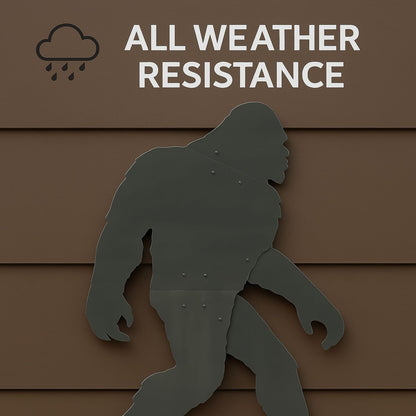 Giant 7 Foot Bigfoot Yard Decoration – All-Weather Durable PVC Sasquatch Silhouette | Outdoor Lawn