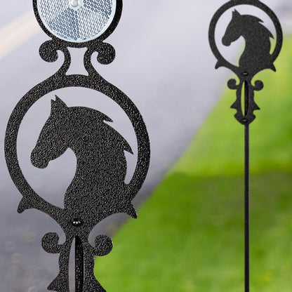 Touch of Class Pathways Reflective Driveway Marker Stake Set of Two for Outdoor Use | Horse