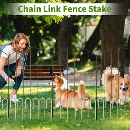 12 inch Stakes Heavy Duty 100-Pack J Hook Metal Fence Stake for Dogs Digging Tent and Outdoor