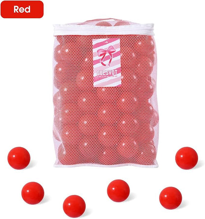 Ball Pit Balls for Kids, Plastic Refill 2.2 Inch Balls, 100 Pack, Bright Colors, Phthalate and BPA