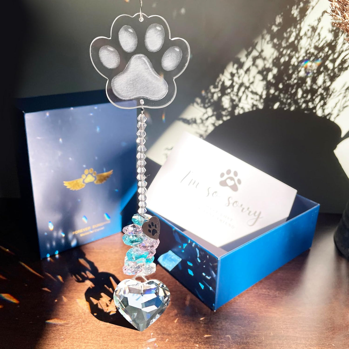 Pet Memorial Suncatcher, Dog Memorial Gifts, Pet Loss, Pet Sympathy, Thoughtful Dogs and Cats