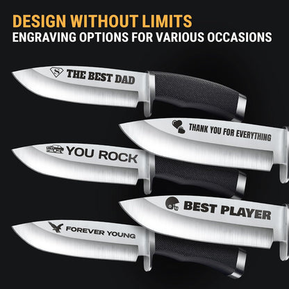 Custom Knife for Men and Women - Personalized Idea Gifts - Engraved Gifts for Dad Husband Boyfriend